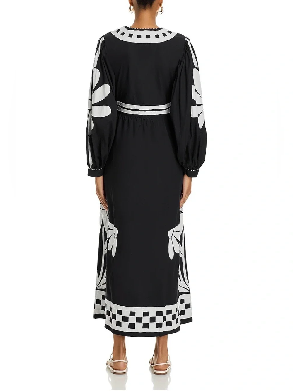 NWT FARM Rio Nature Buttoned Maxi Dress - Picture 2 of 8